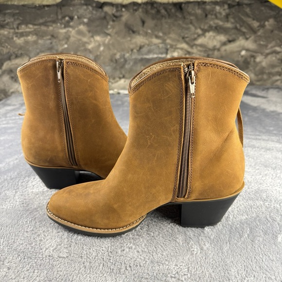 Twisted X® Women's 8 B Western Fashion Bootie w/ CellSole® in Oiled Saddle/Tan - Picture 5 of 7